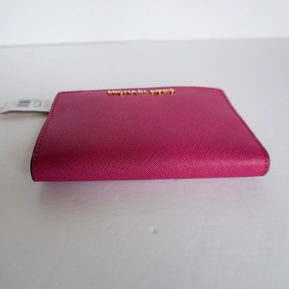 Michael Kors Bags Michael Kors Card Case Carryall Wallet Hot Pink